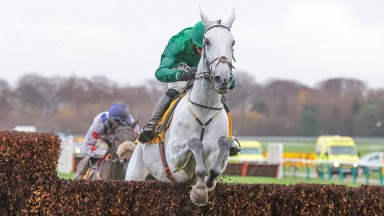 BRISTOL DE MAI Ridden by Daryl Jacob  wins the BETFAIR CHASE at HAYDOCK PARK 21/11/20Photograph by Grossick Racing Photography 0771 046 1723