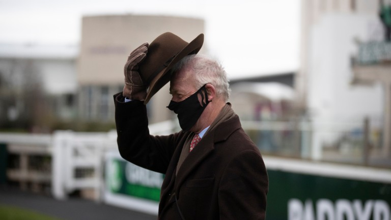 Willie Mullins: sent out three winners at Leopardstown on Monday