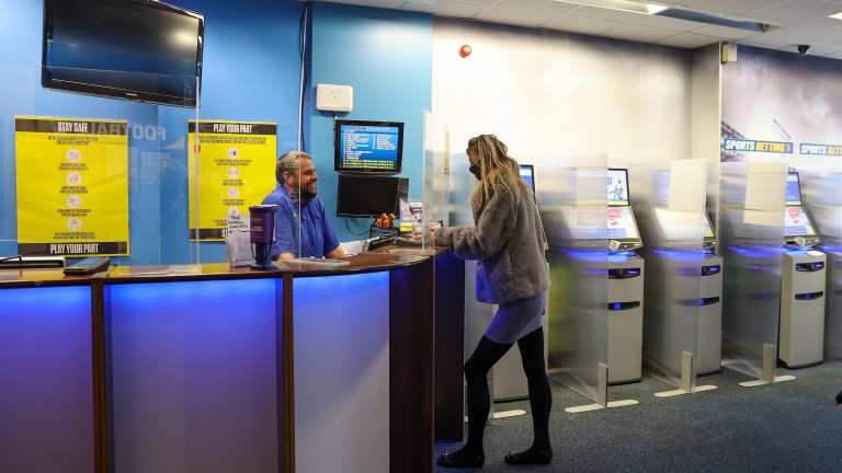 Keeping customers safe was the number one priority of betting shop staff