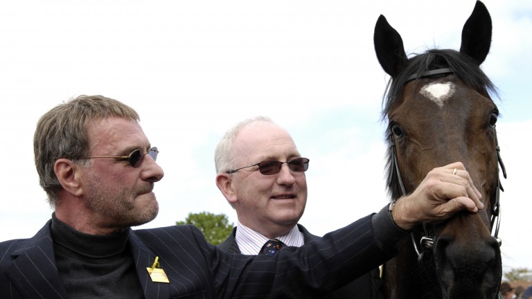Steve Harley (left): became involved with Cockney Rebel after partly inspiring his name and is pictured here with the horse after his 2,000 Guineas victory