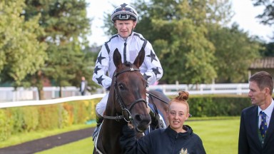 FRANKELS STORM (Joe Fanning) Wins at CARLISLE 13/8/19Photograph by Grossick Racing Photography 0771 046 1723