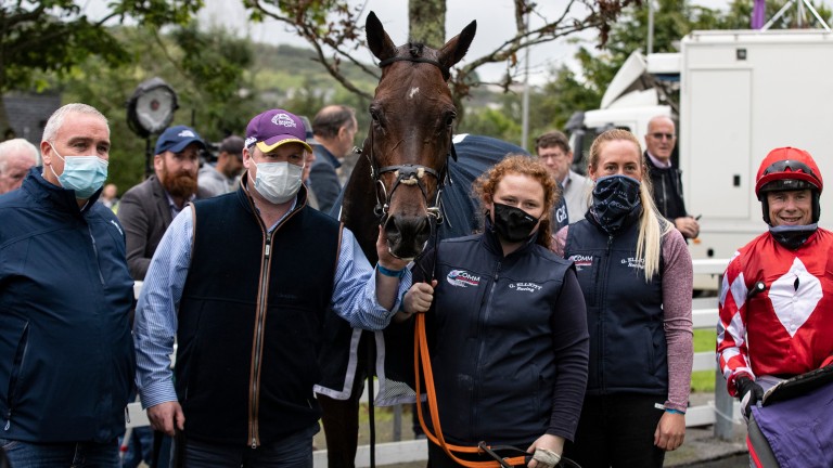 Gordon Elliott avec les Fancy Foundations, son premier gagnant depuis la fin de sa suspension de six mois