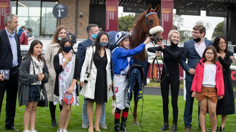 King X J and connections after the Tattersalls Ireland Super Auction Stakes