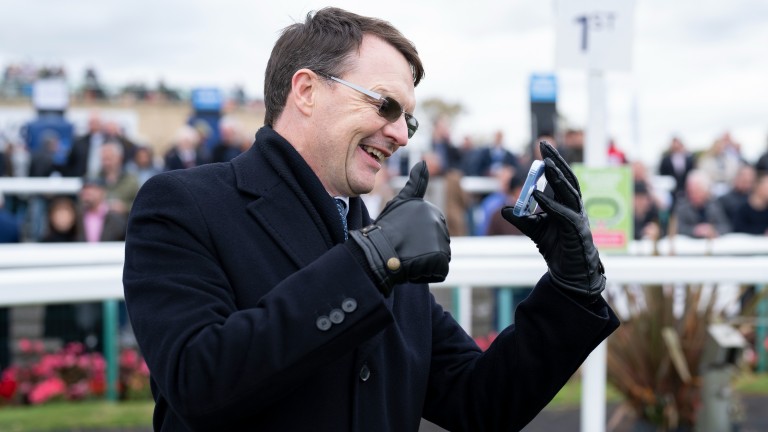 Excelente: Aidan O'Brien sonrió después de la victoria de Luxemburgo