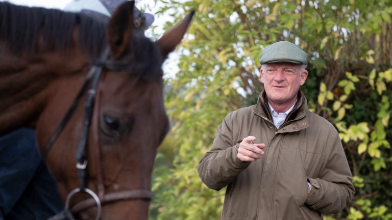 Willie Mullins: looking forward to captaining one of two teams in the Barney Curley Cup
