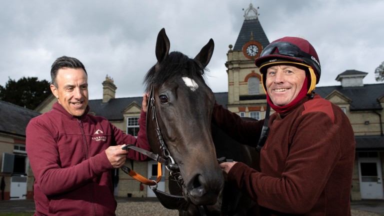 Darryll Holland and Kieren Fallon pictured after the partnership was launched this year