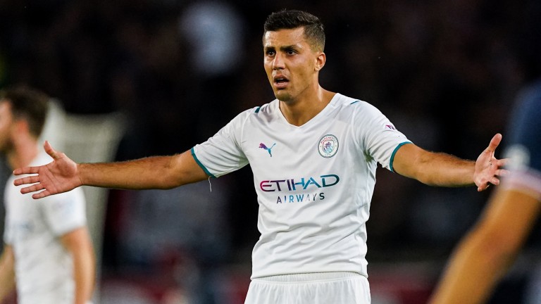Rodri has four yellow cards in his last five games for Man City