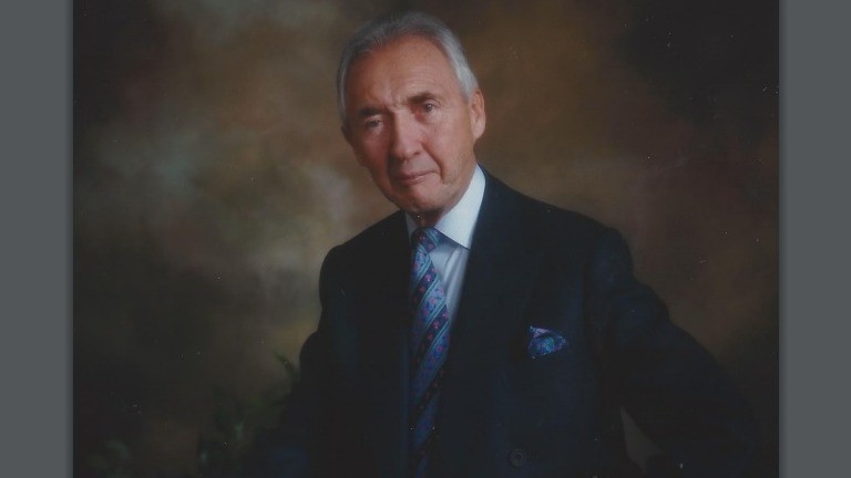 Portrait of Sir Robert Ogden, who died aged 86