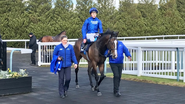 William Buick returns after his win on King Of Time in the 1m novice