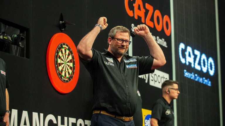 James Wade finally got over the line in this season's Premier League in Manchester