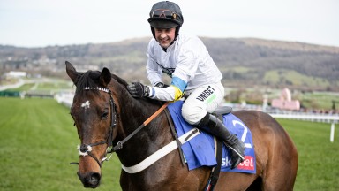 The future is bright: Nico de Boinville has so much to look forward to with Supreme Novices' Hurdle hero Constitution Hill