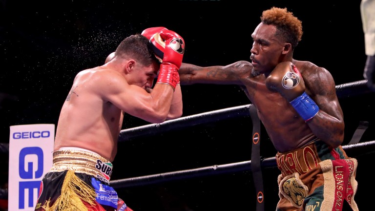 Jermell Charlo catches Brian Castano in their first bout