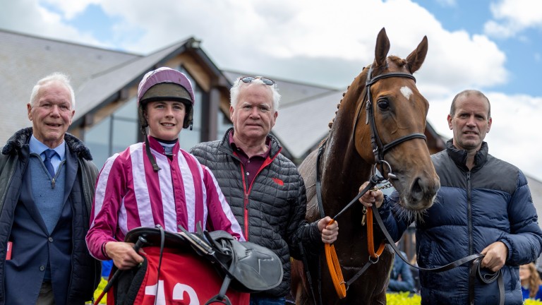 Winning connections celebrate with shock 300-1 Punchestown scorer Sawbuck