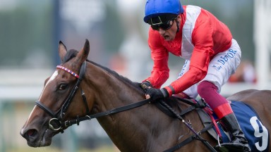 Inspiral (Frankie Dettori) screams with delight after the Prix Jacques Le MaroisDeauville  14.8.22 Pic: Edward Whitaker