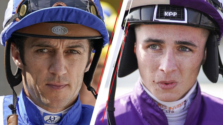 Christophe Soumillon was banned for 60 days after elbowing rival Rossa Ryan mid-race