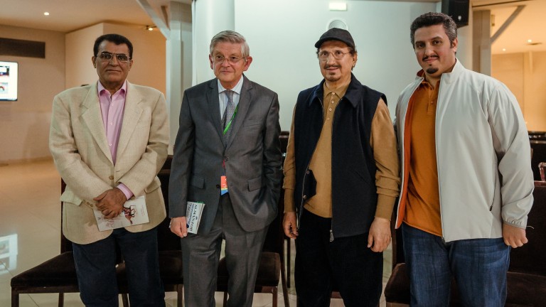 Jean-Pierre de Gaste (second left) was very active on behalf of his Saudi Arabian clients