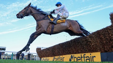 PROTEKTORAT ridden by Harry Skelton wins the BETFAIR CHASE (GRADE 1) at HAYDOCK PARK 19/11/22Photograph by Grossick Racing Photography 0771 046 1723