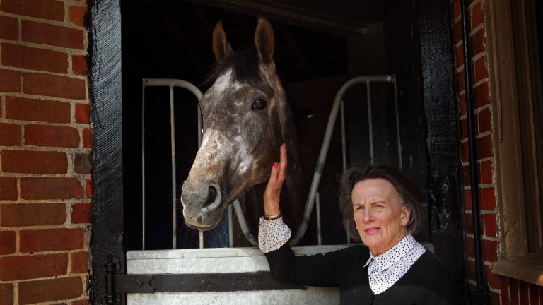 Cath Walwyn pictured with her horse Eastbury in 2014
